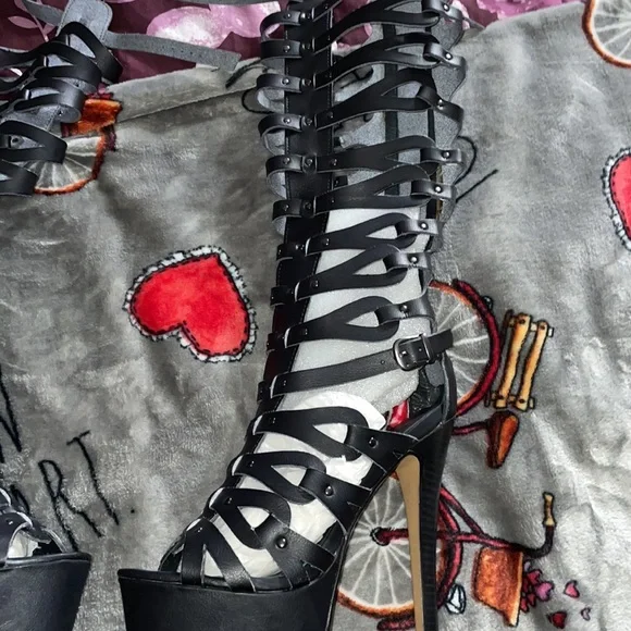 Knee high sandals NO BOX - Picture 2 of 3